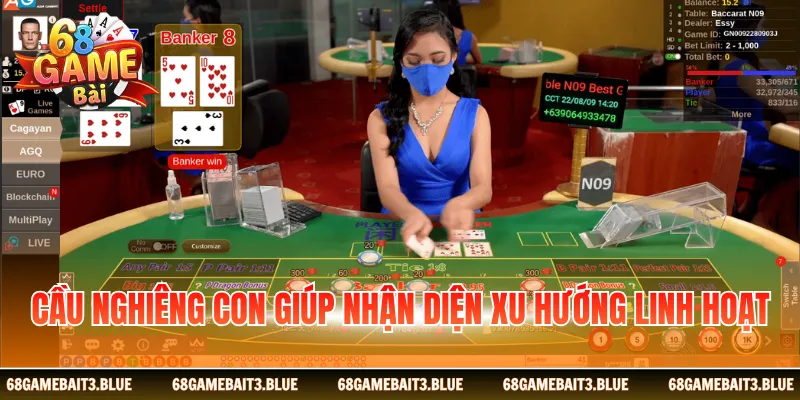 Cầu nghiêng con giúp nhận diện xu hướng linh hoạt